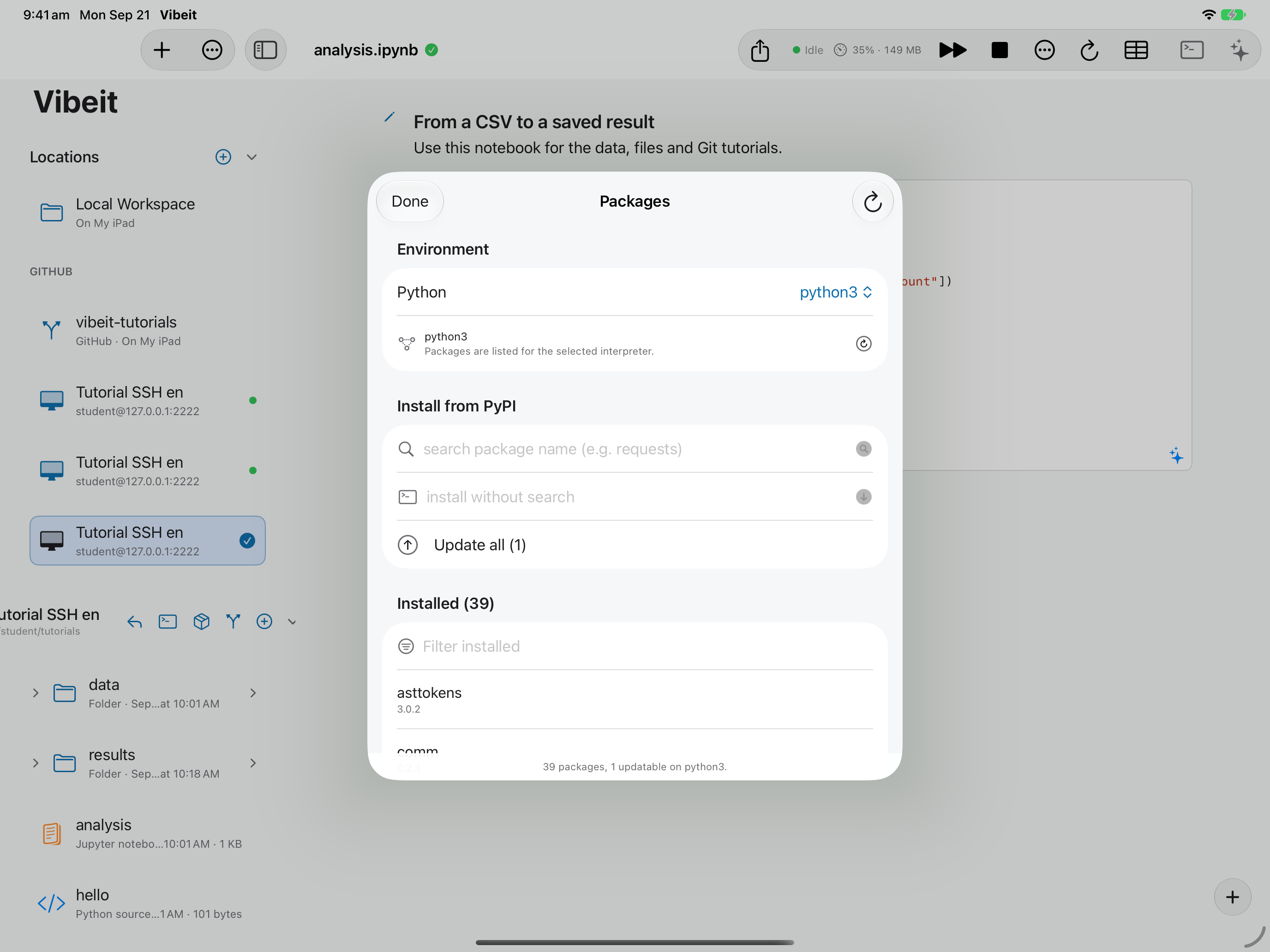 Discover server environments